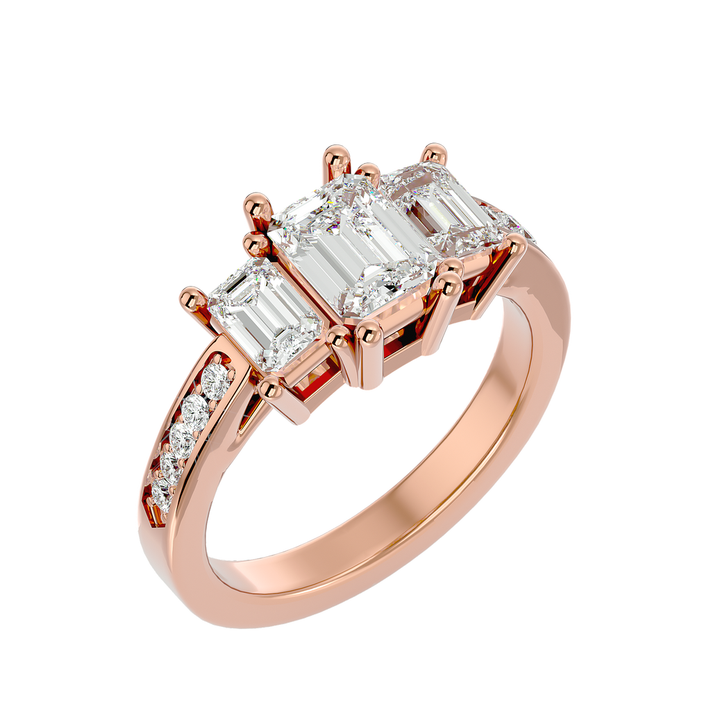 Lennon Three Stone Ring