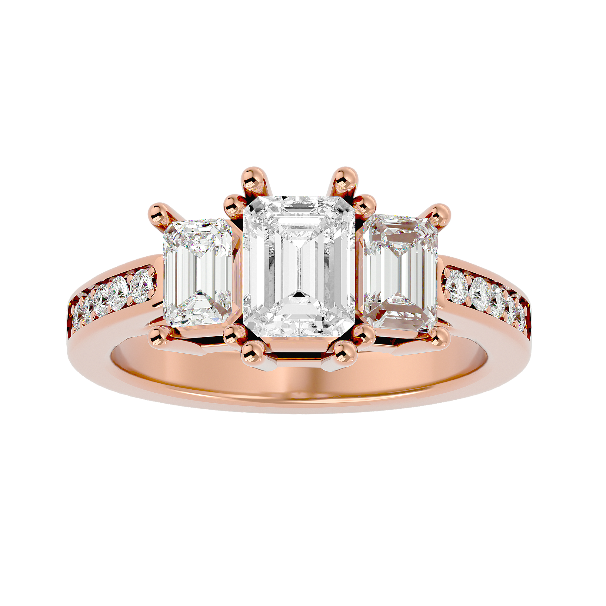 Lennon Three Stone Ring