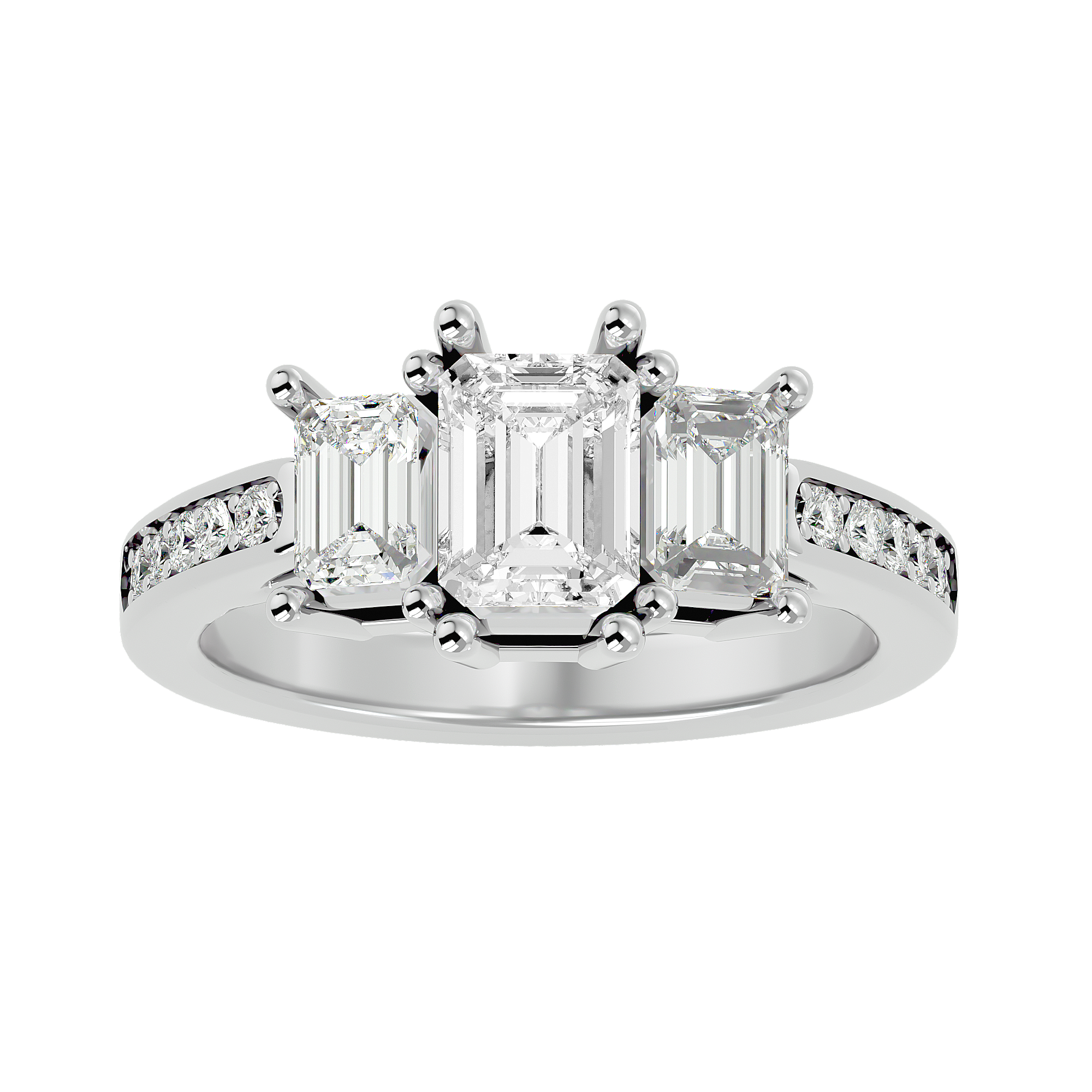 Lennon Three Stone Ring