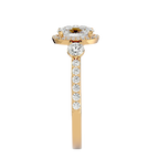 Saylor Halo Silver Ring