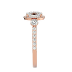 Saylor Halo Silver Ring