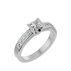Taliyah Solitaire Silver Ring