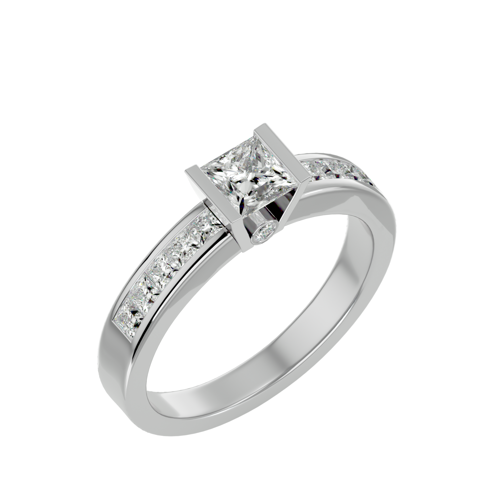 Taliyah Solitaire Silver Ring