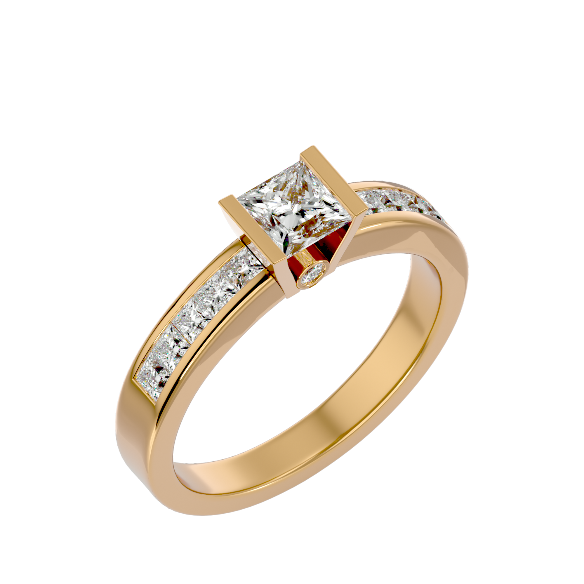 Taliyah Solitaire Silver Ring