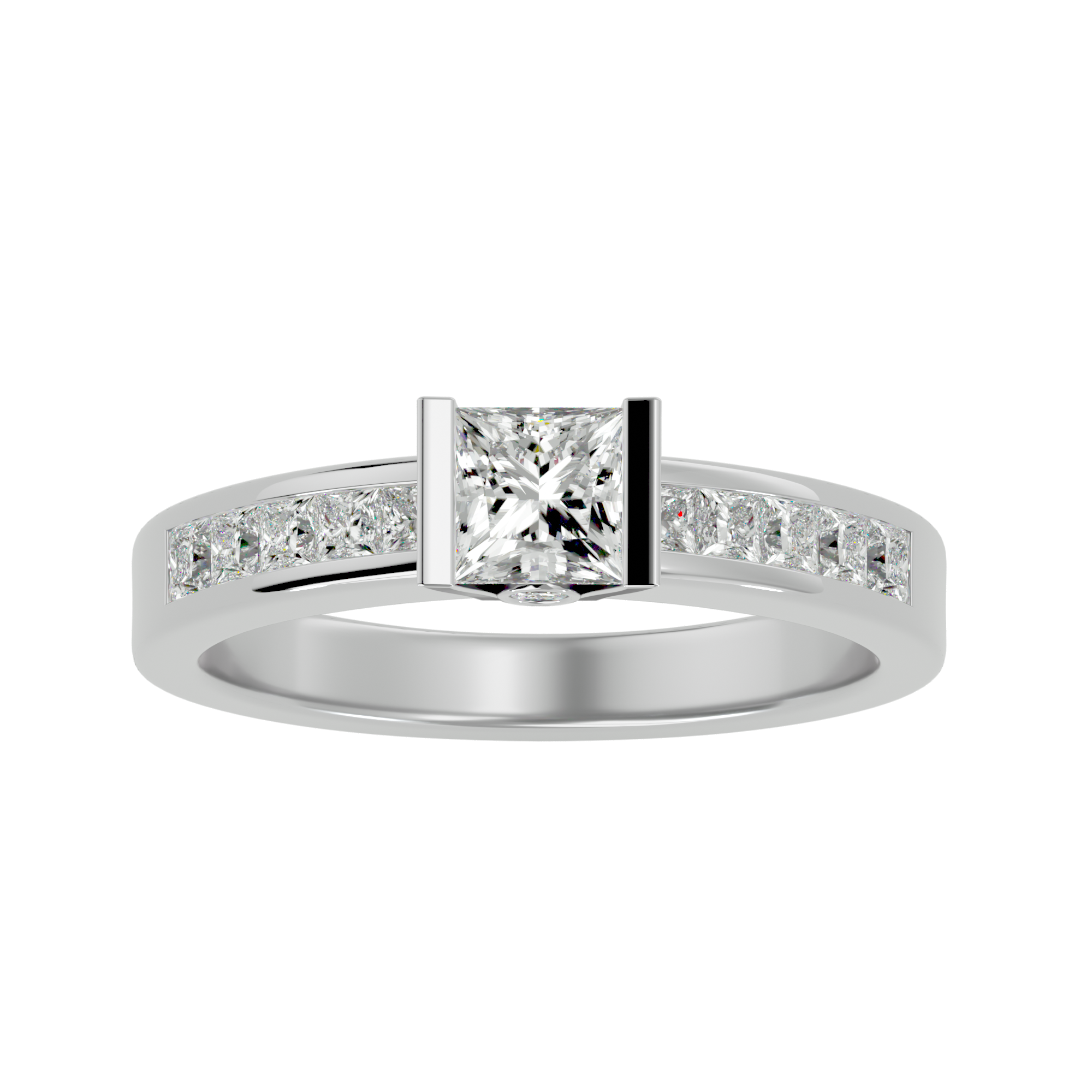 Taliyah Solitaire Silver Ring