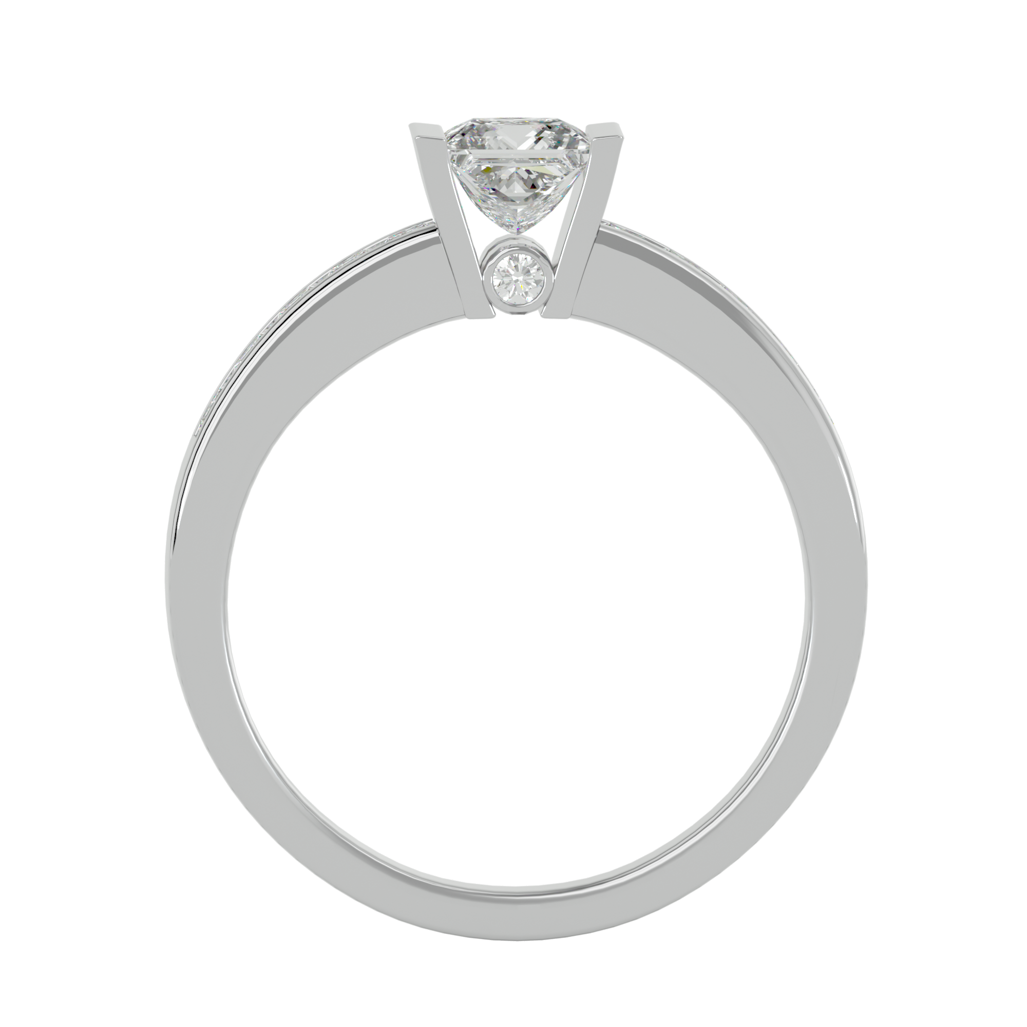 Taliyah Solitaire Silver Ring