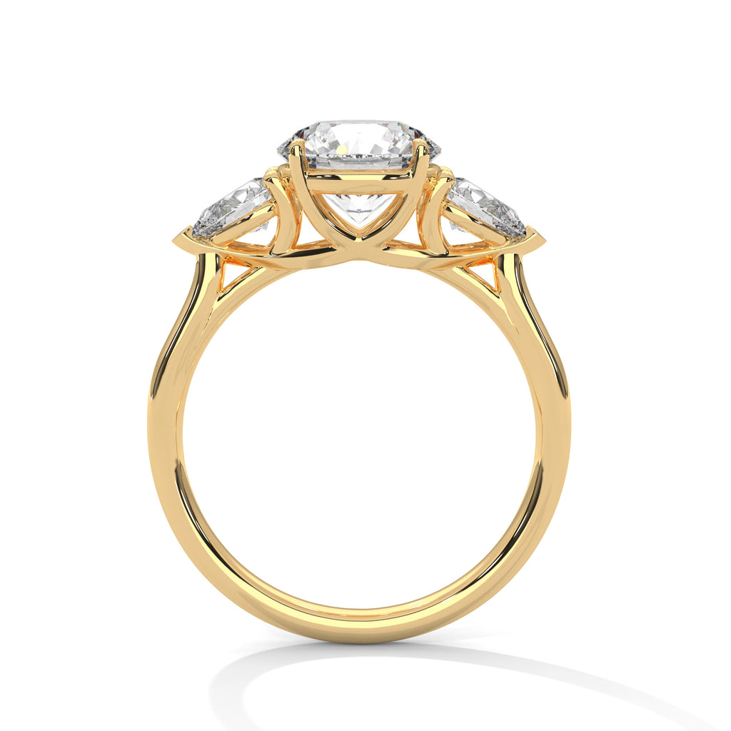 Kennedi Three Stone Ring