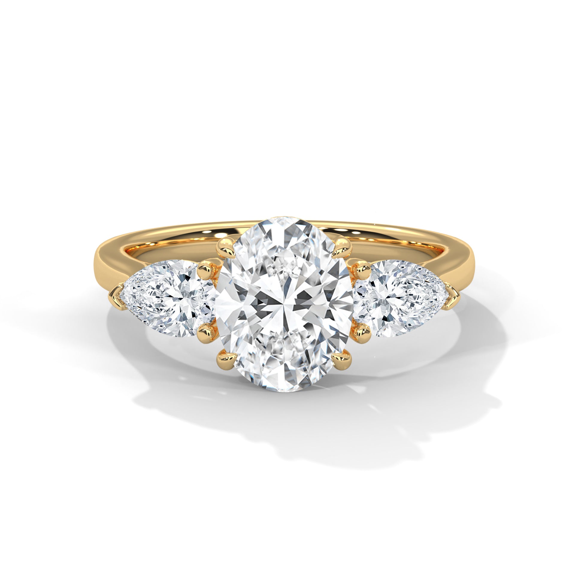 Kyla Three Stone Ring