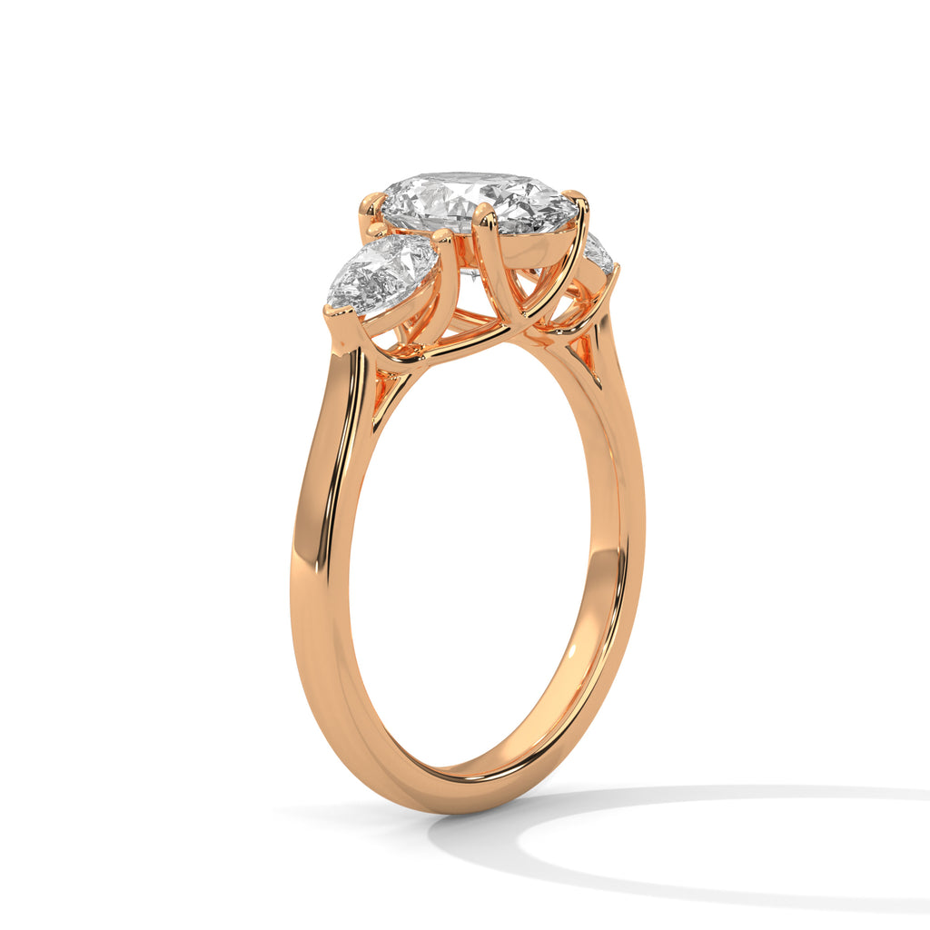 Kyla Three Stone Ring