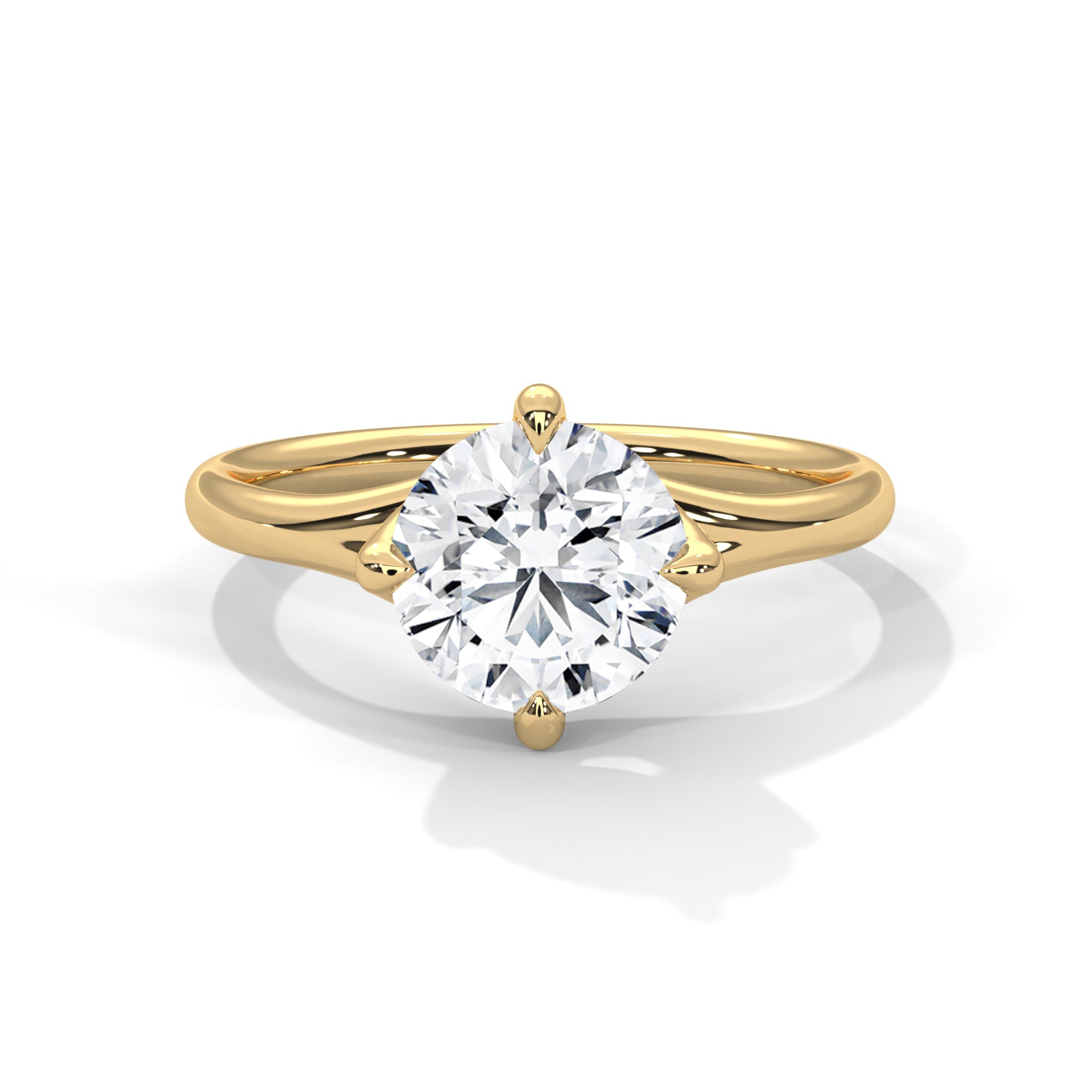 Raven Solitaire Ring