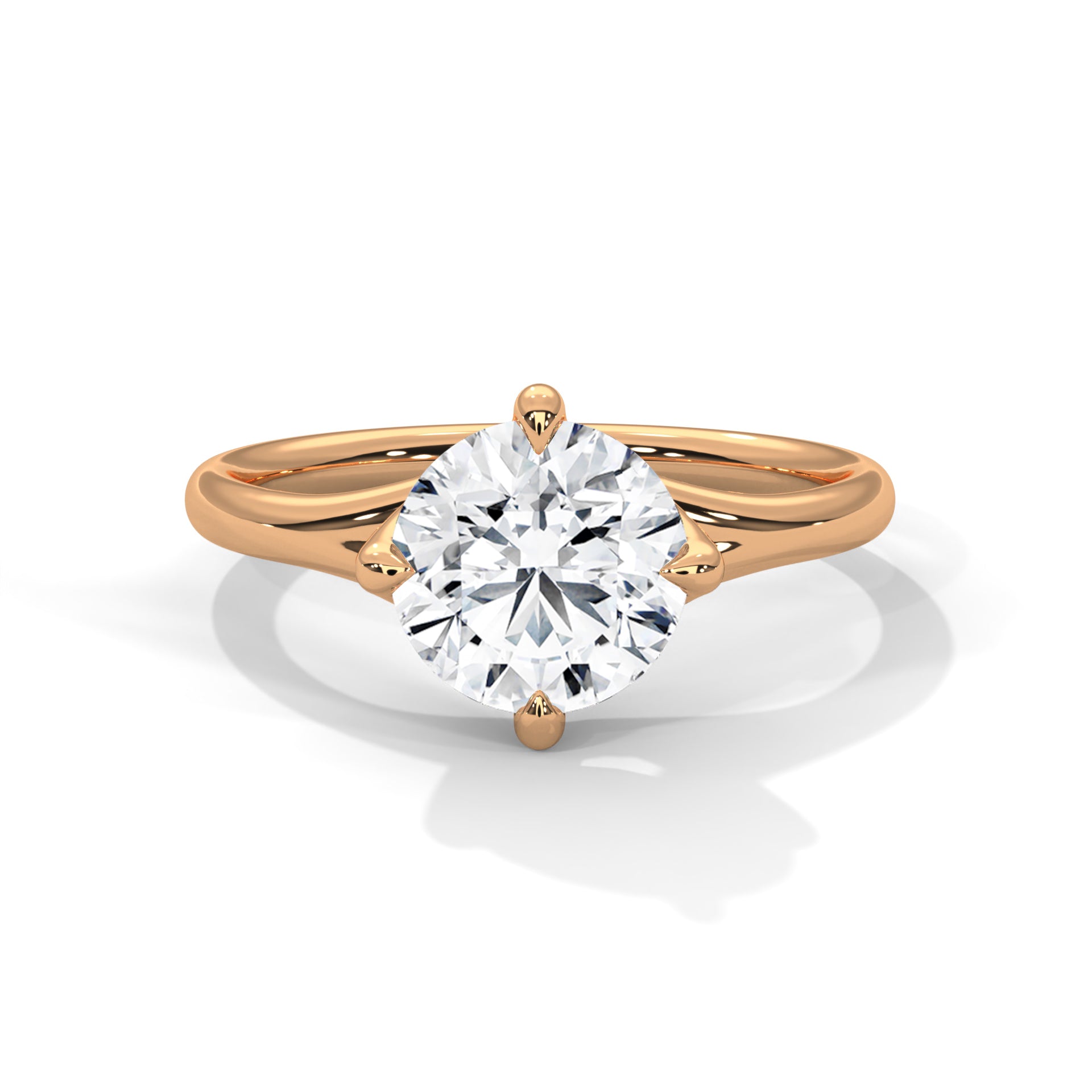 Raven Solitaire Ring