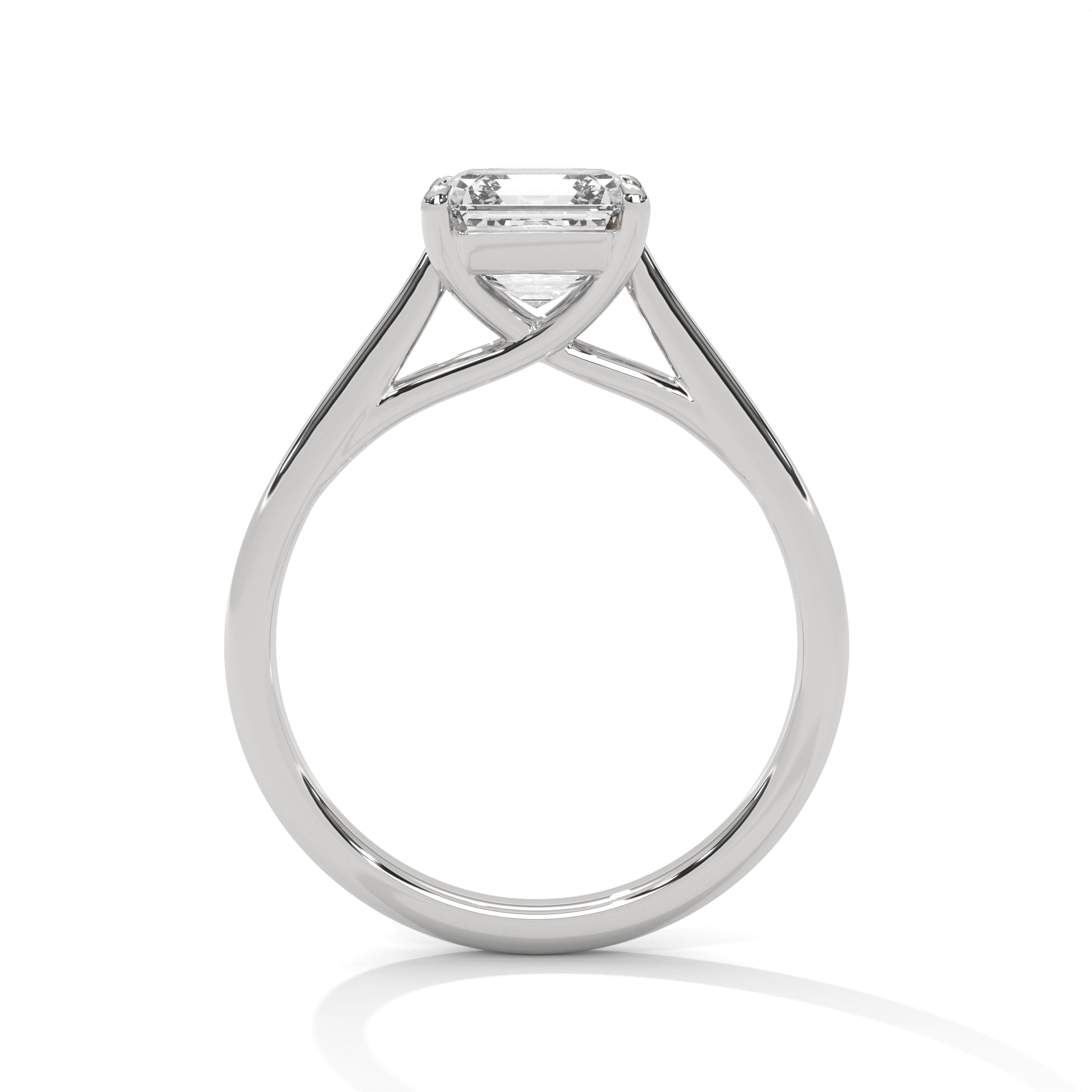 Micah Solitaire Silver Ring