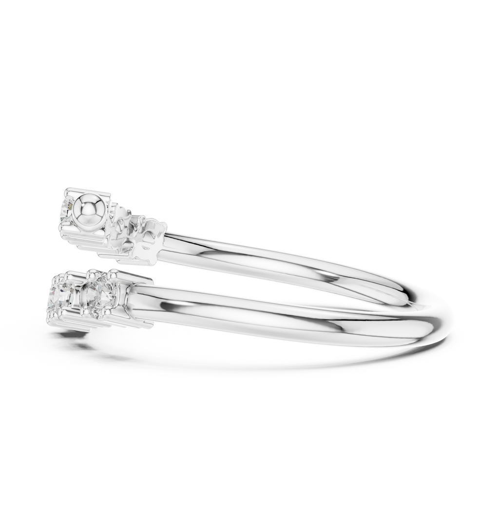 Allie Diamond Silver Band