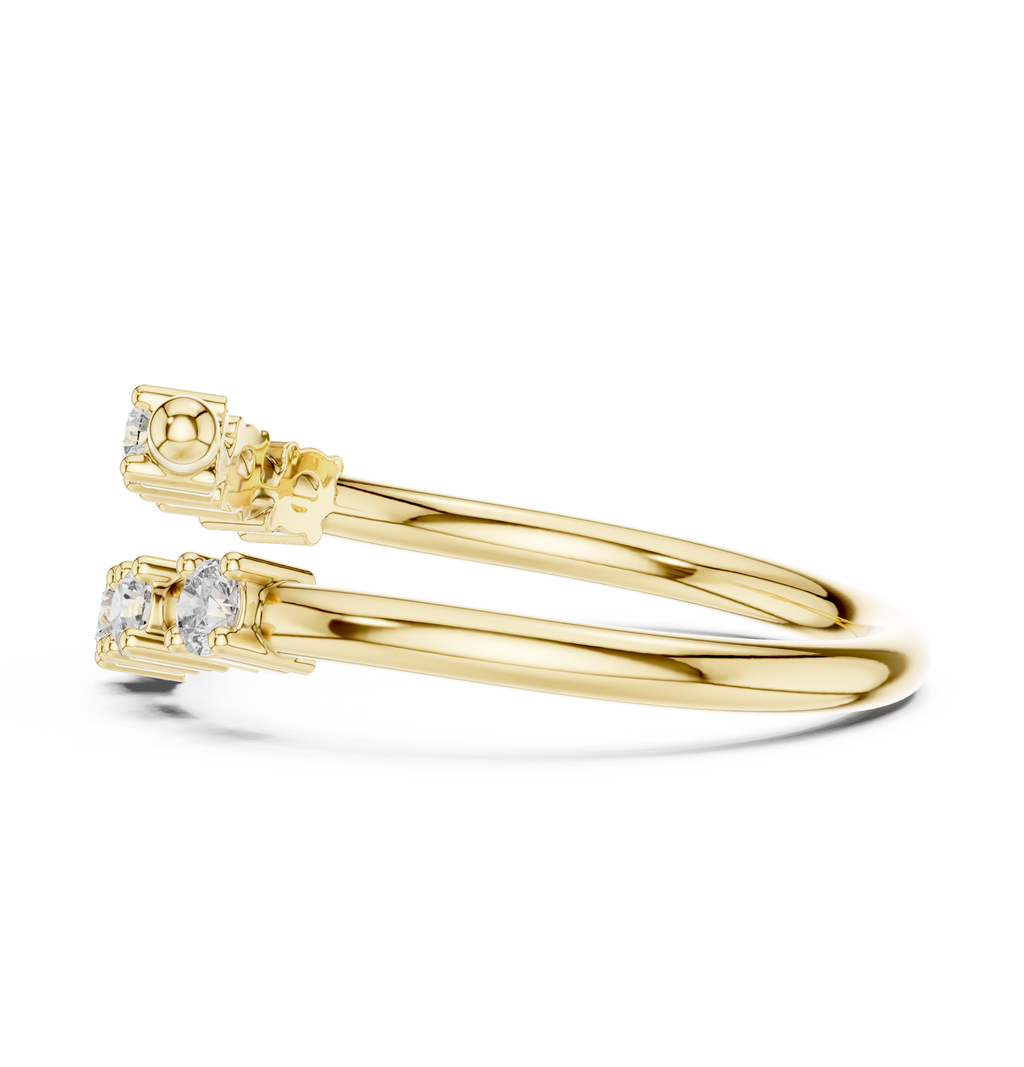 Allie Diamond Silver Band