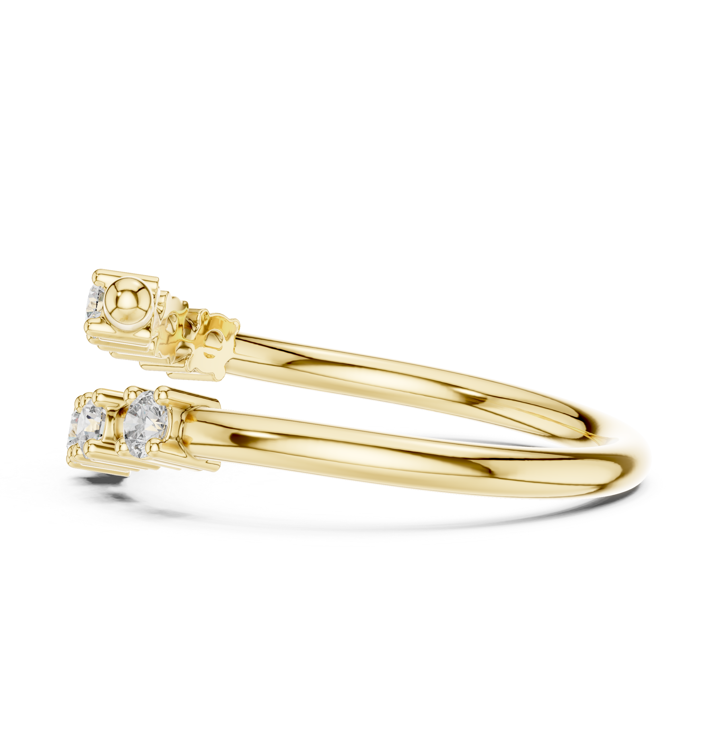Allie Diamond Silver Band