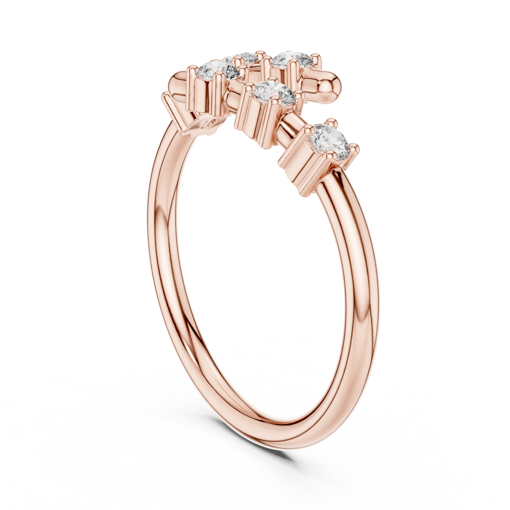 Allie Diamond Silver Band