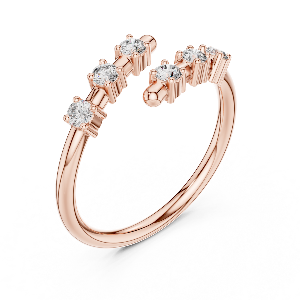 Allie Diamond Silver Band
