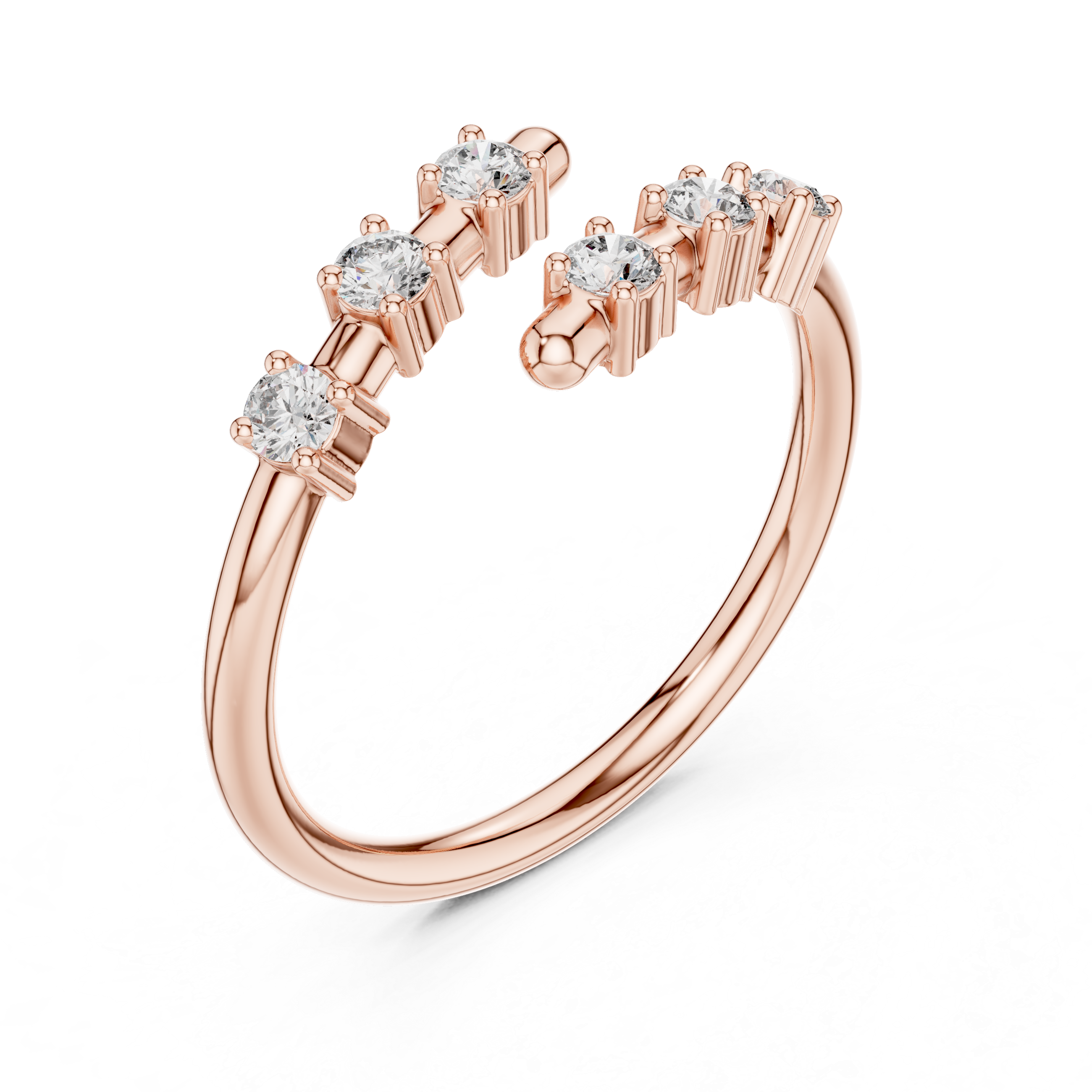 Allie Diamond Silver Band