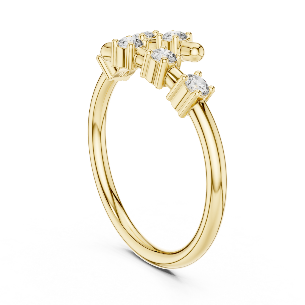 Allie Diamond Silver Band
