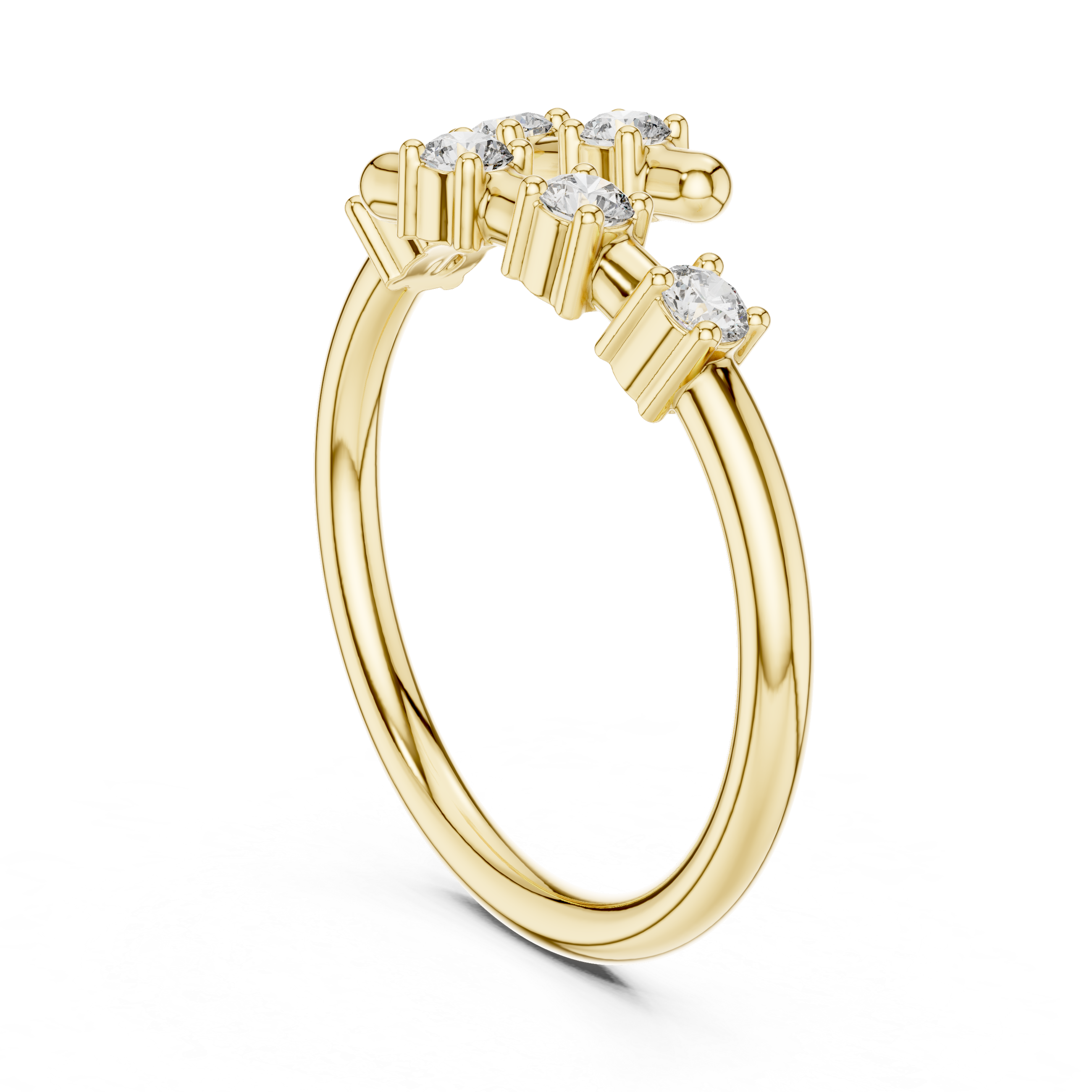 Allie Diamond Silver Band