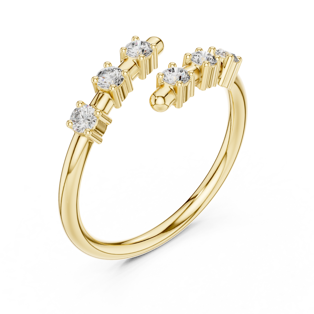 Allie Diamond Silver Band