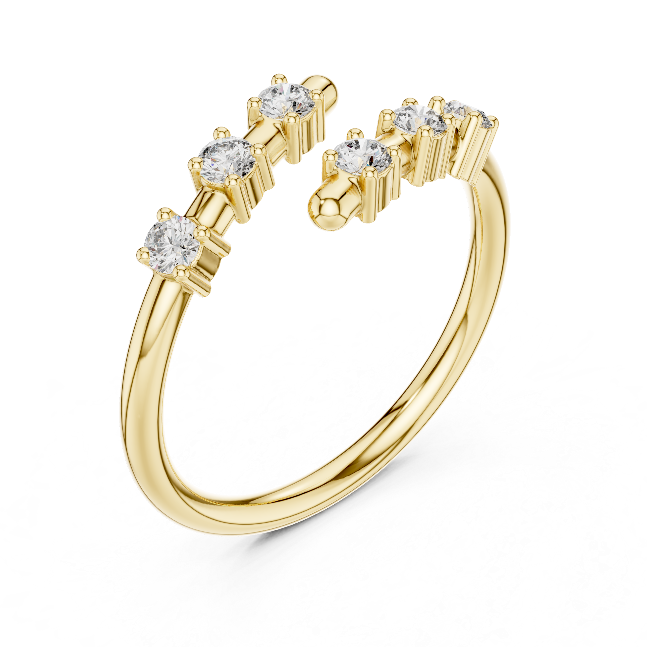 Allie Diamond Silver Band