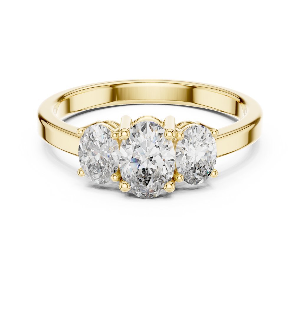 Carmen Three Stone Ring