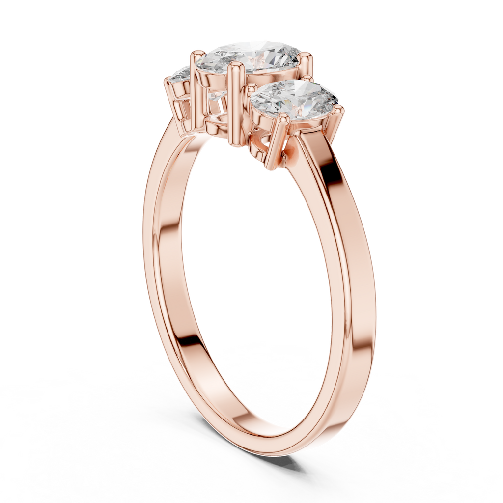 Carmen Three Stone Ring