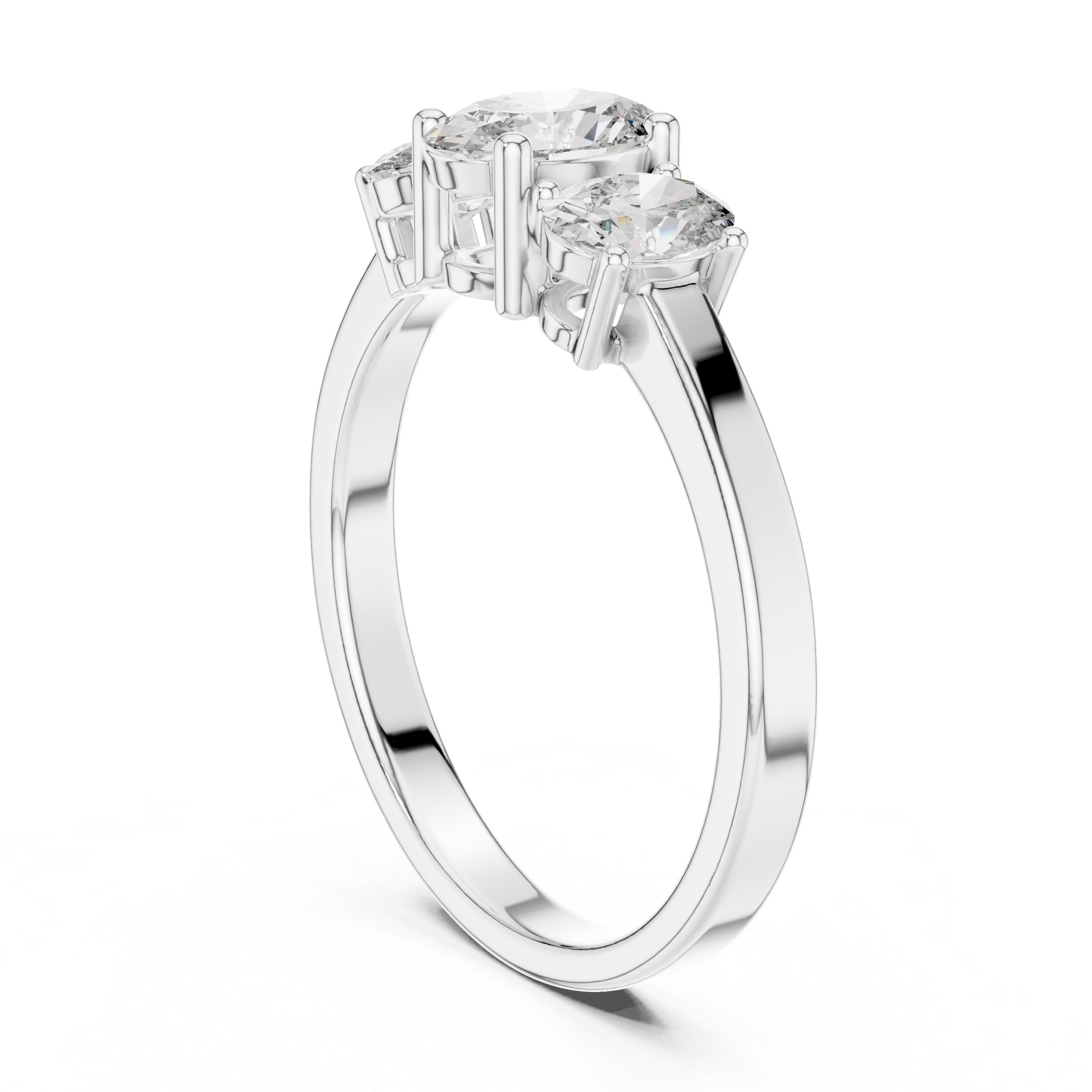 Carmen Three Stone Ring