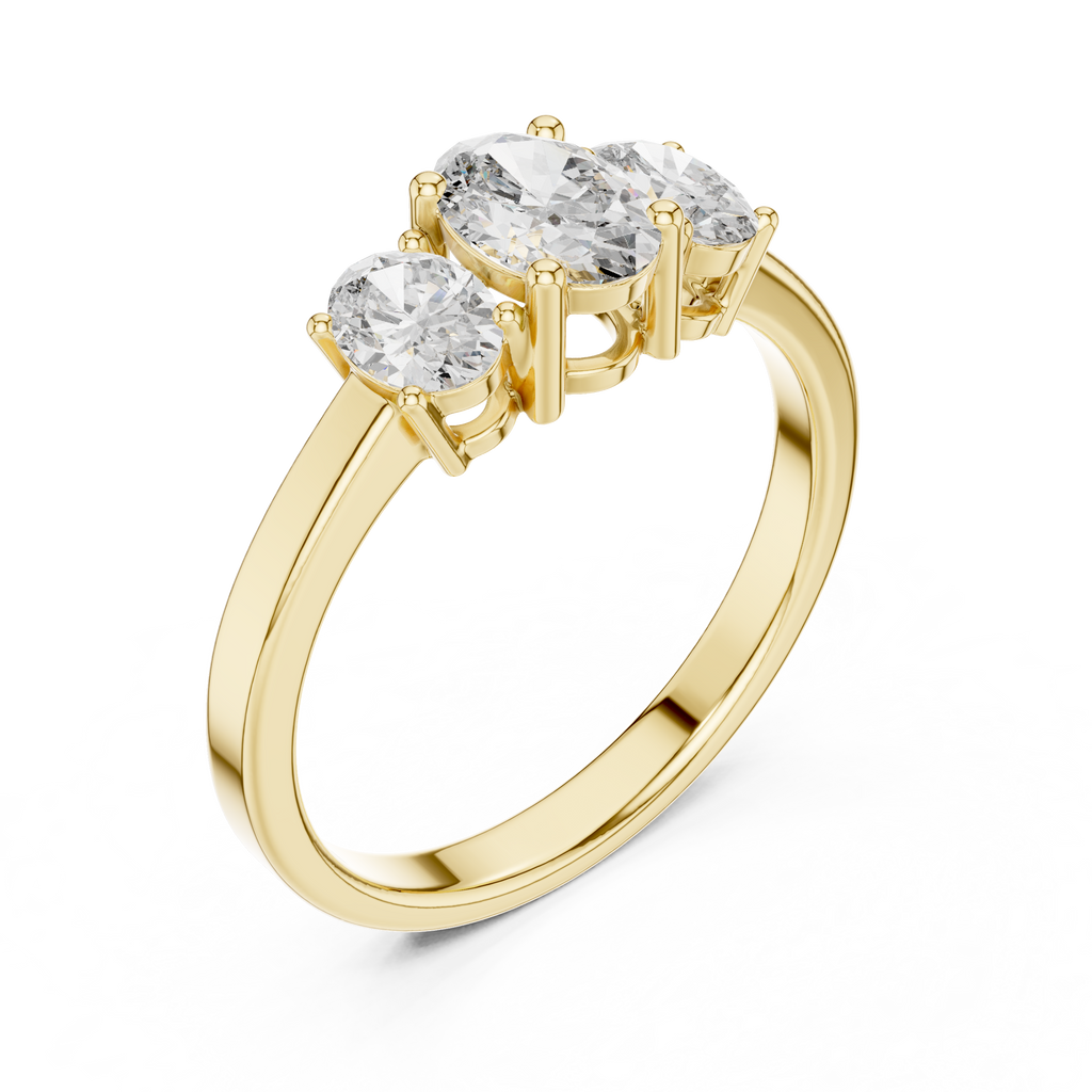 Carmen Three Stone Ring