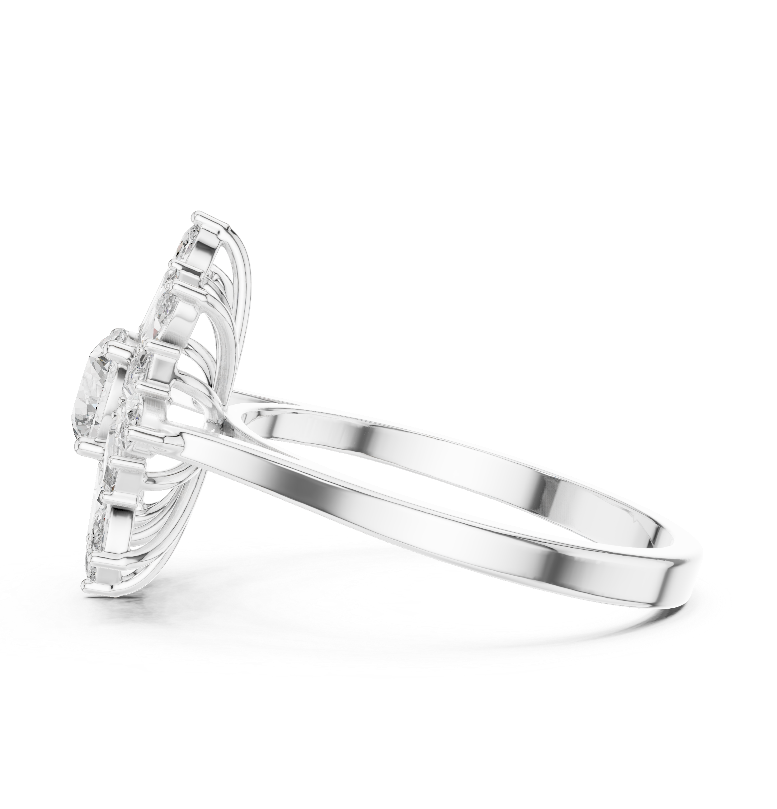 Kailyn Solitaire Silver Ring