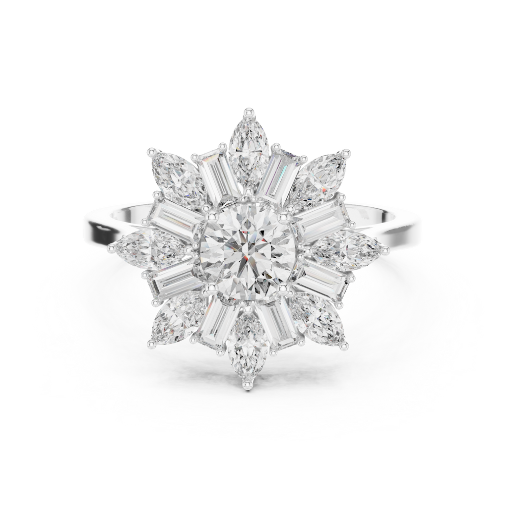 Kailyn Solitaire Silver Ring