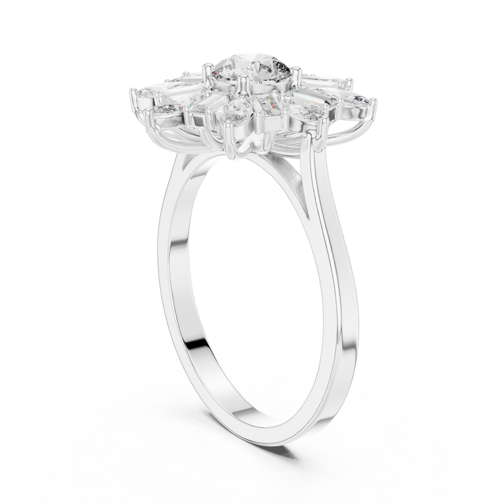 Kailyn Solitaire Silver Ring