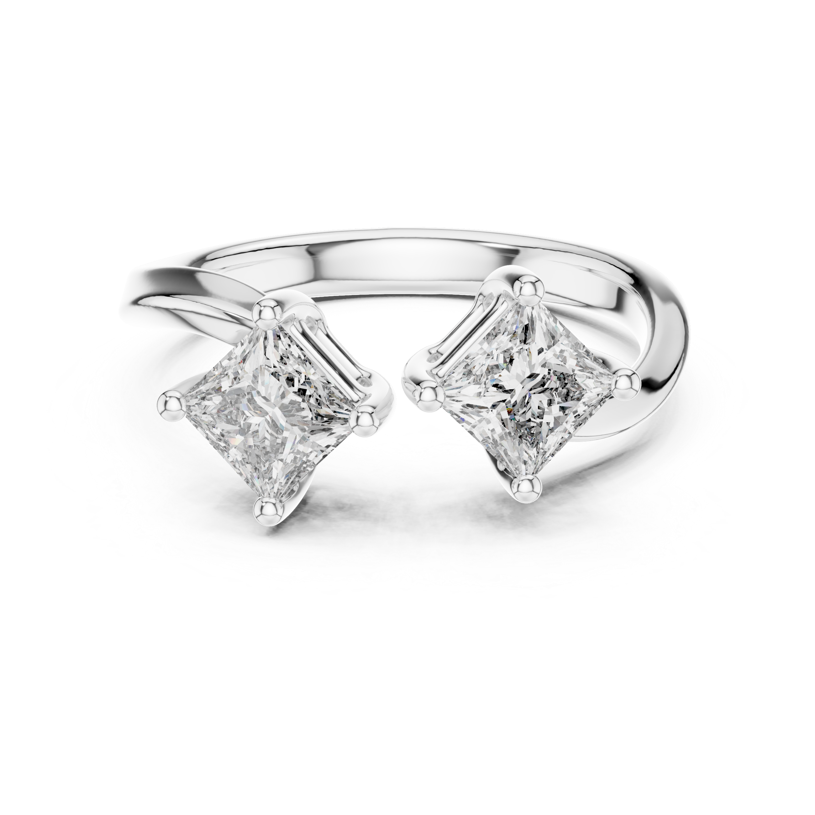 Novah Diamond Silver Ring