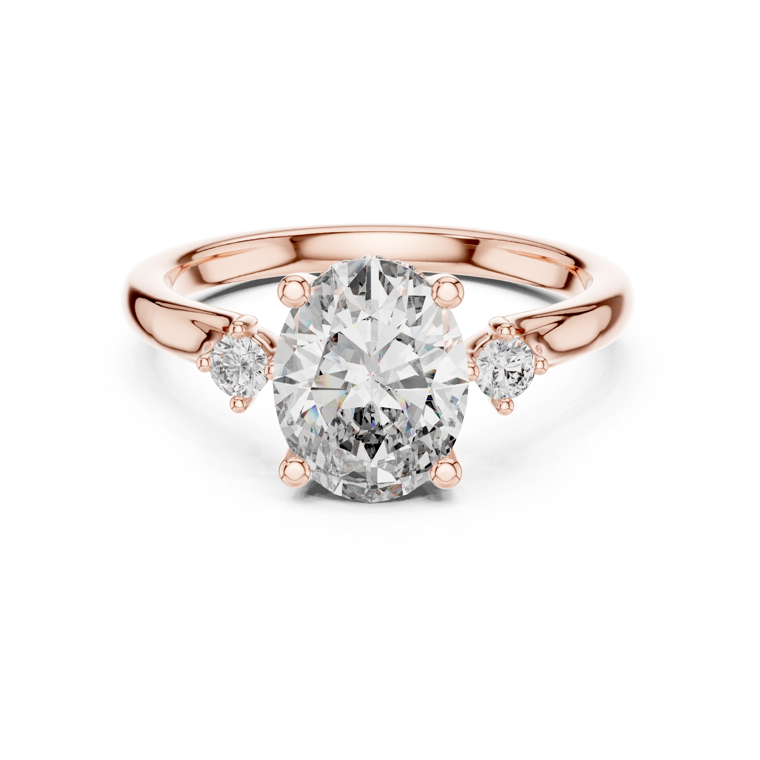 Shelby Solitaire Silver Ring