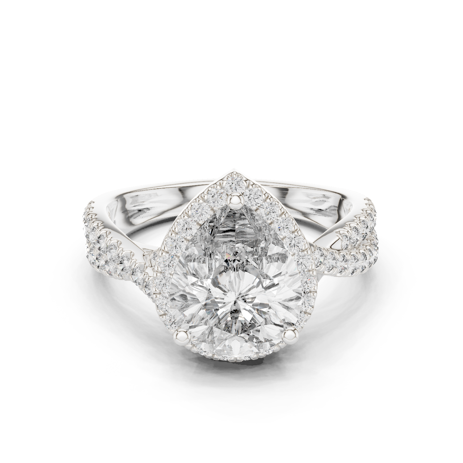 Sandra Solitaire Silver Ring