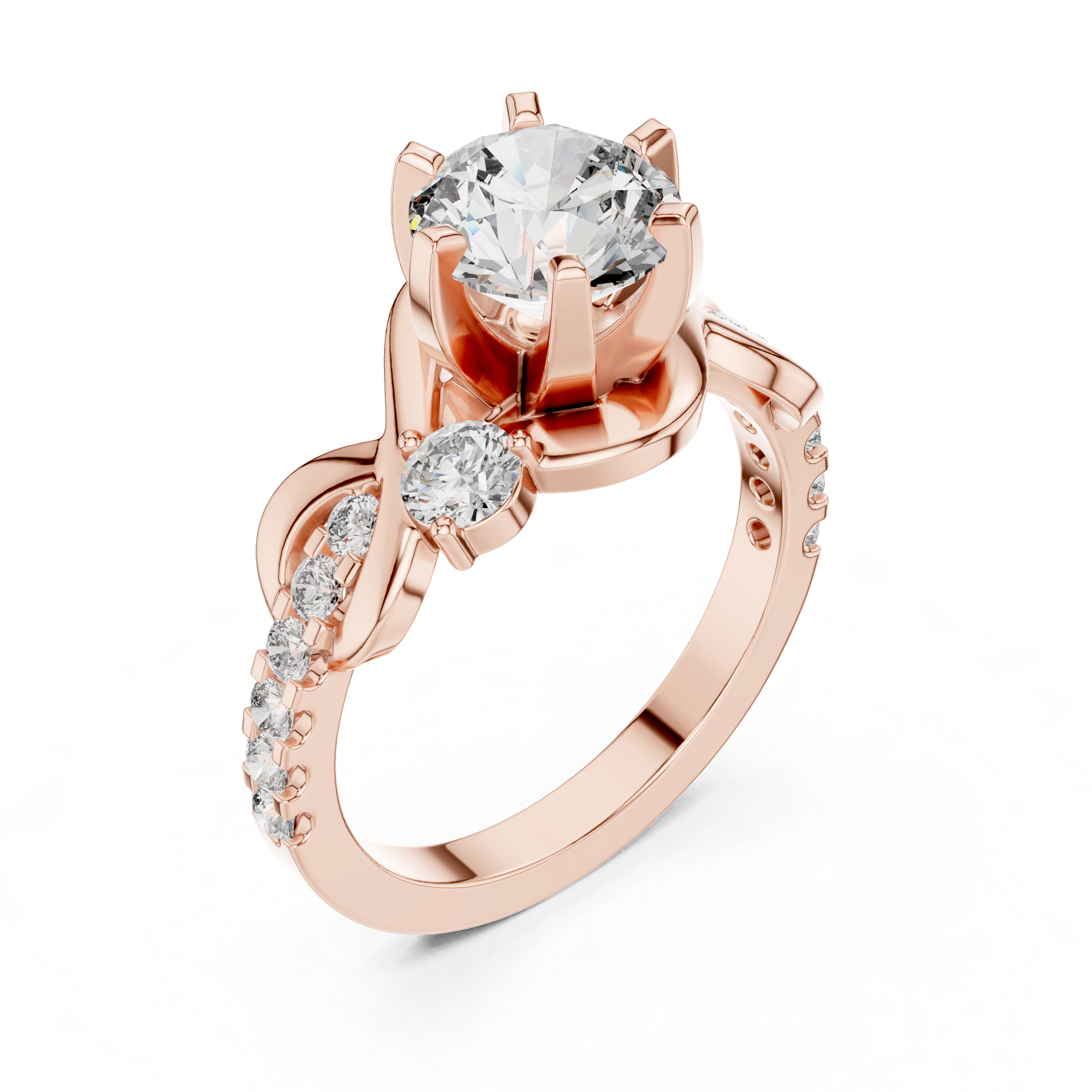 Skyler Solitaire Ring