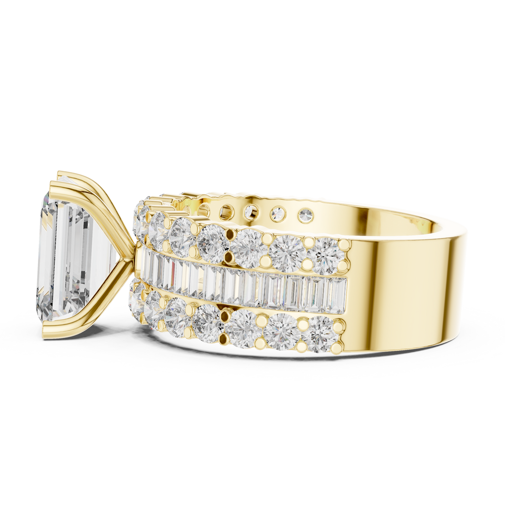 Olive Solitaire Ring