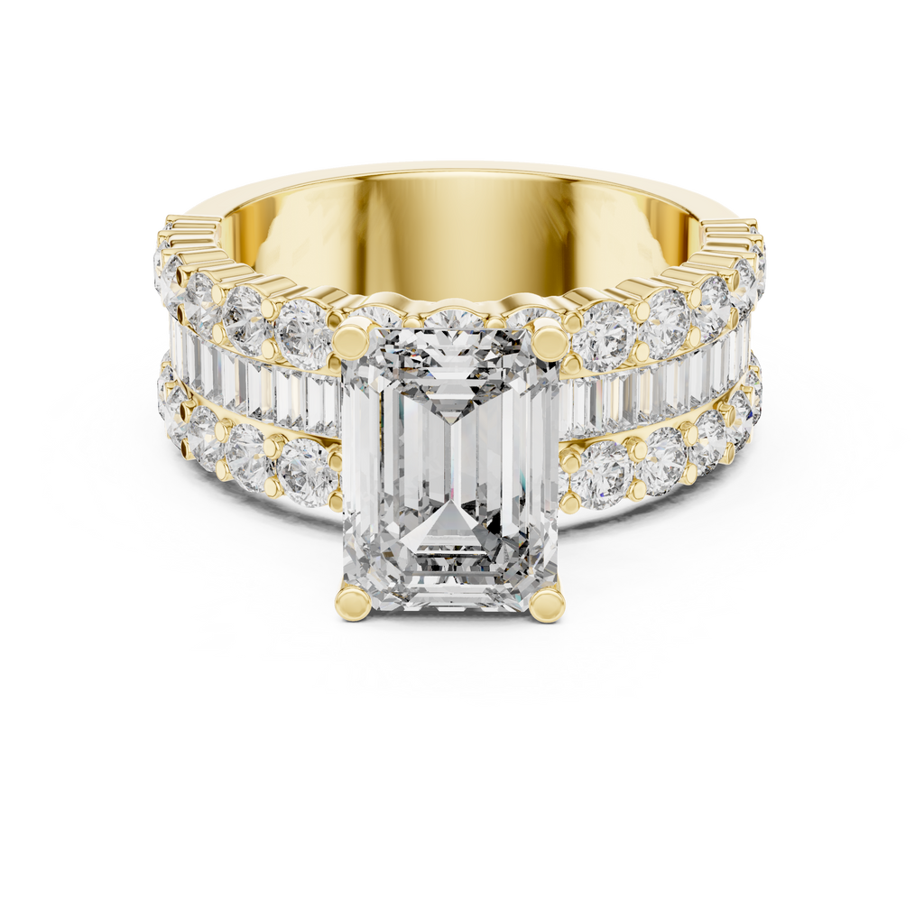 Olive Solitaire Ring