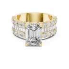 Olive Solitaire Ring