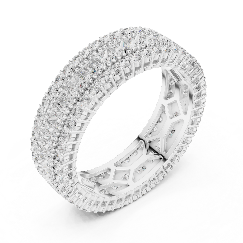 Ingrid Diamond Silver Ring
