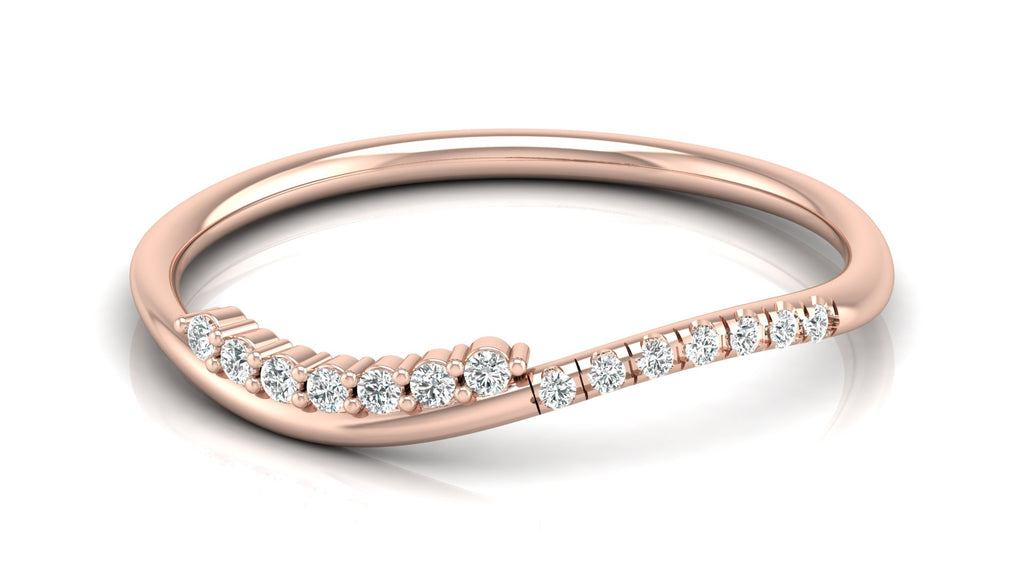 Gracelynn Diamond Silver Band