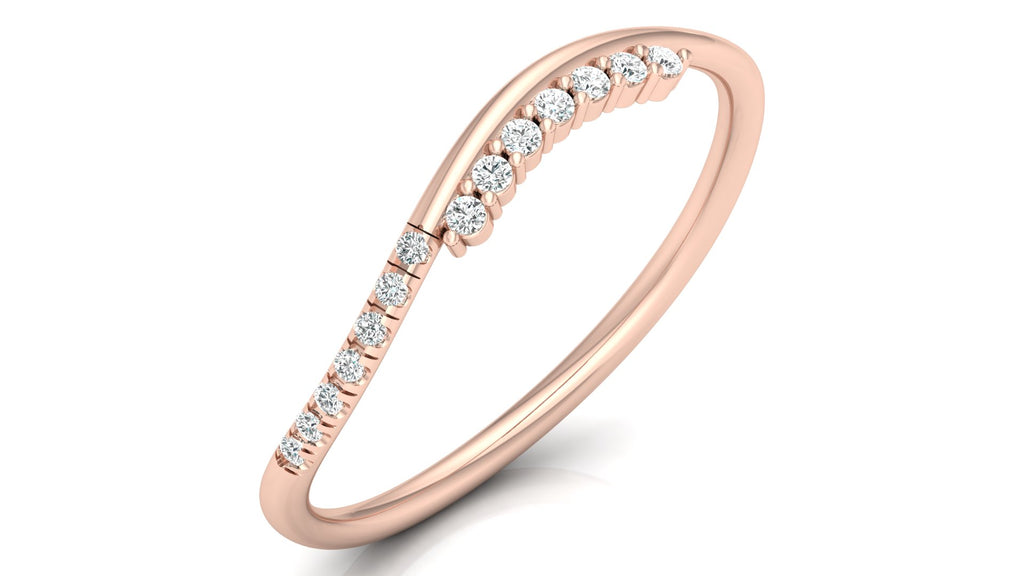 Gracelynn Diamond Silver Band