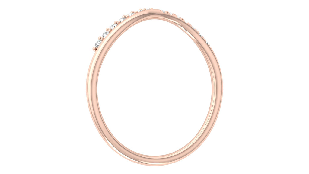 Gracelynn Diamond Silver Band