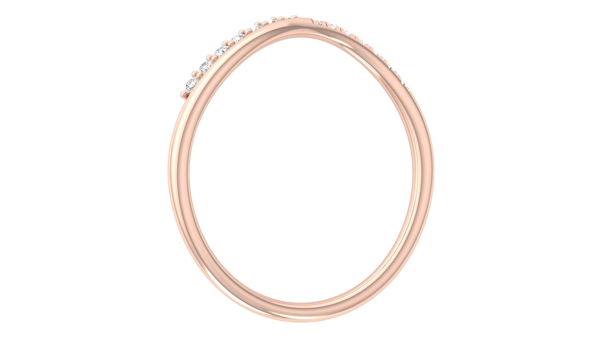 Gracelynn Diamond Silver Band