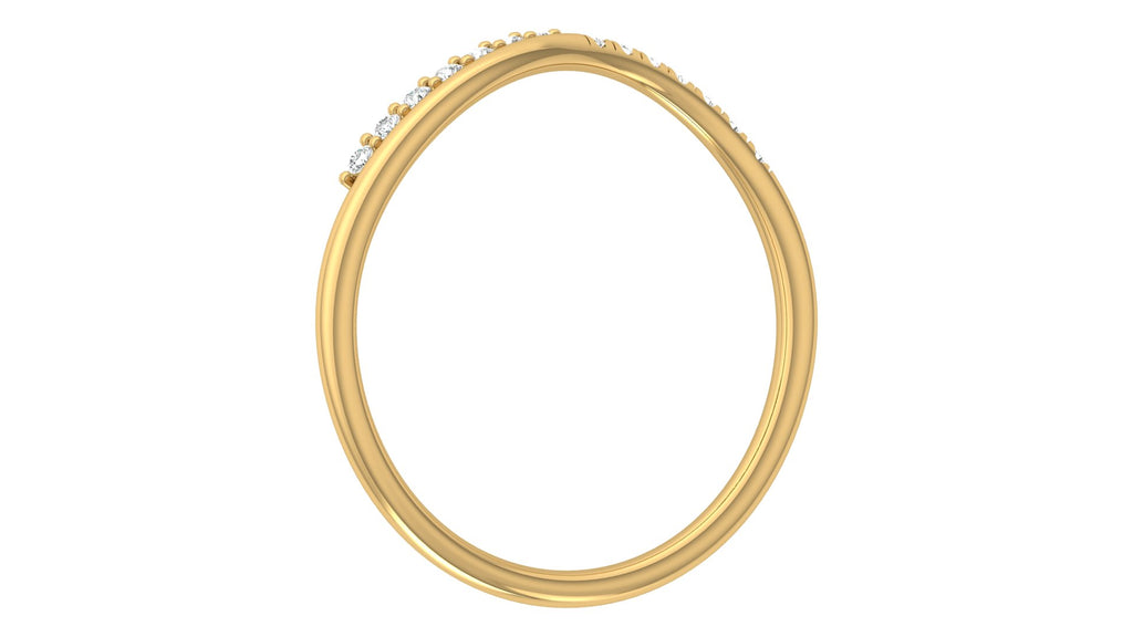 Gracelynn Diamond Silver Band