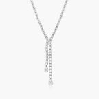 Leia Tennis Silver Necklace
