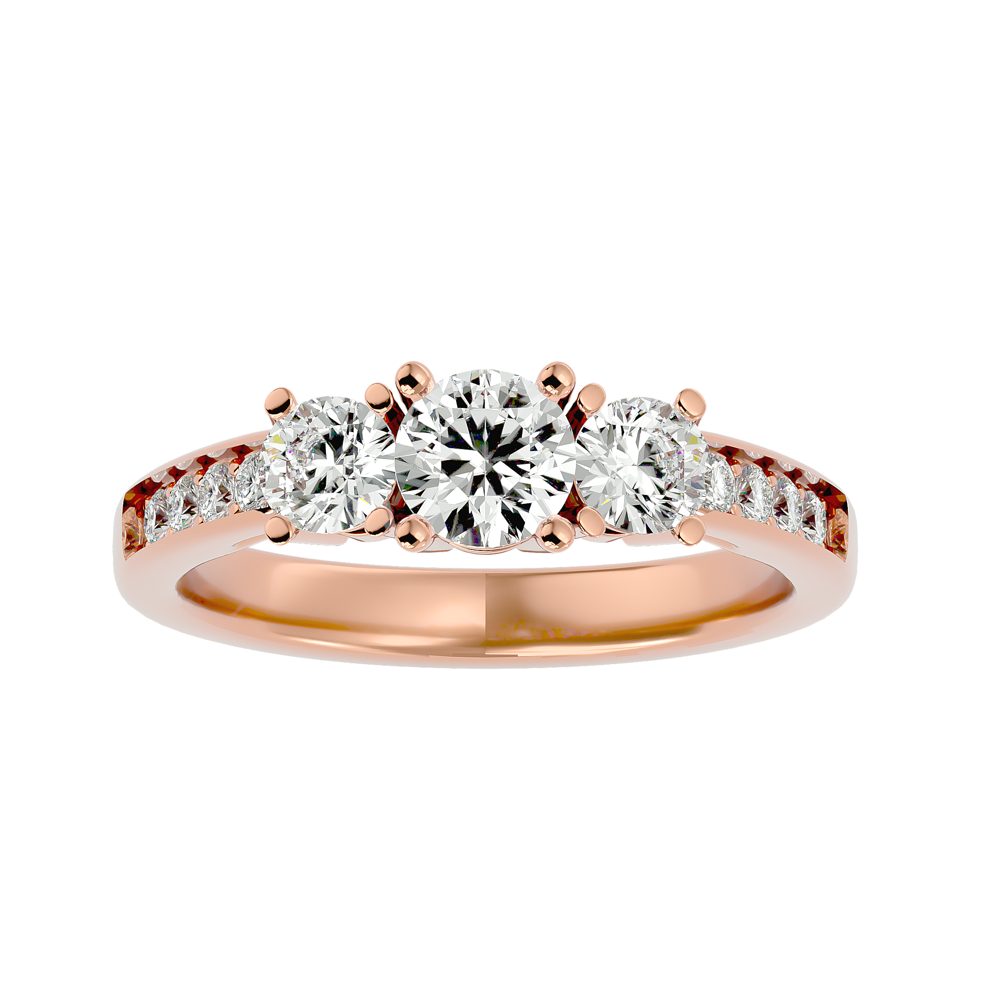 Mabel Three Stone Ring