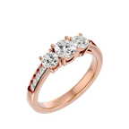Mabel Three Stone Ring