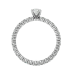 Tatum Solitaire Silver Ring